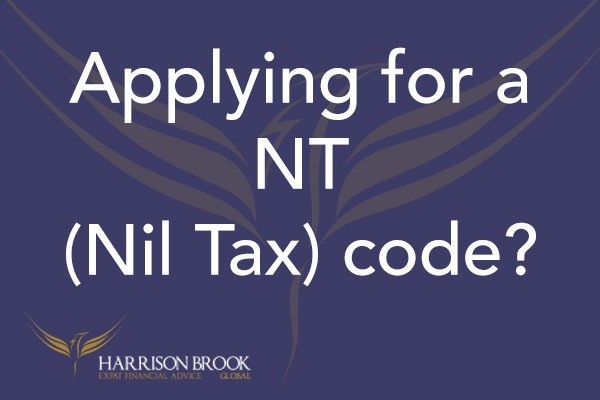 NT (Nil Tax) code